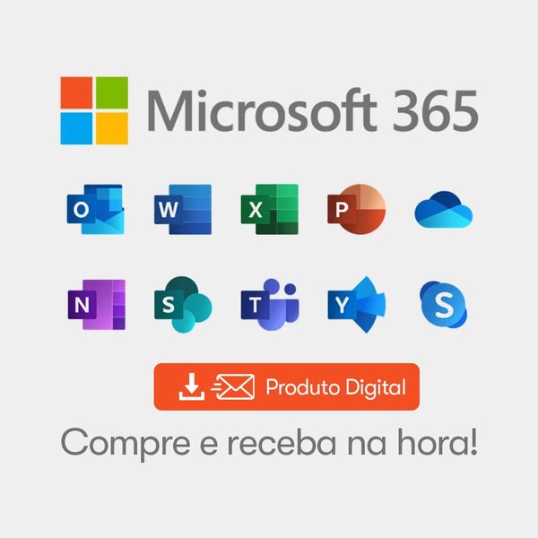 Microsoft Office 365 Personal com Copilot: 12 Meses - Digital para